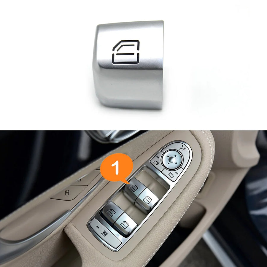 Window Regulator Switch Button Cover Cap for Mercedes-Benz C E GLC S Class W205 W253 W213 W293
