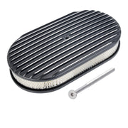 15 x 2-Inch Oval Aluminum Air Cleaner with Washable Filter