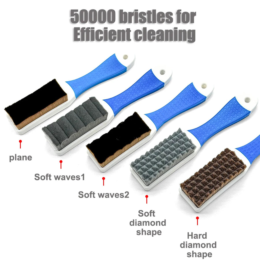 Nylon Car Detailing Brushes - Assorted Shapes & Firmness