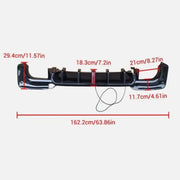 Rear Bumper Diffuser with Brake Lights for BMW X3 M Sport 2018-2021