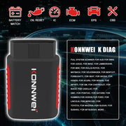 KONNWEI KDIAG Bluetooth OBD2 Full-System Scanner