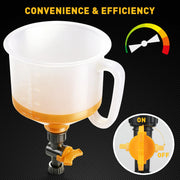 20-Piece Spill-Free Radiator Coolant Funnel Kit