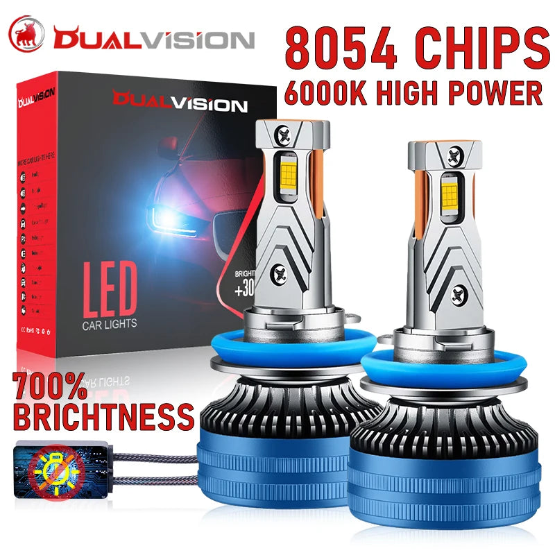 H1/H3/H4/H7/H11/9005 LED Headlight Bulb – 6000K, CANBUS