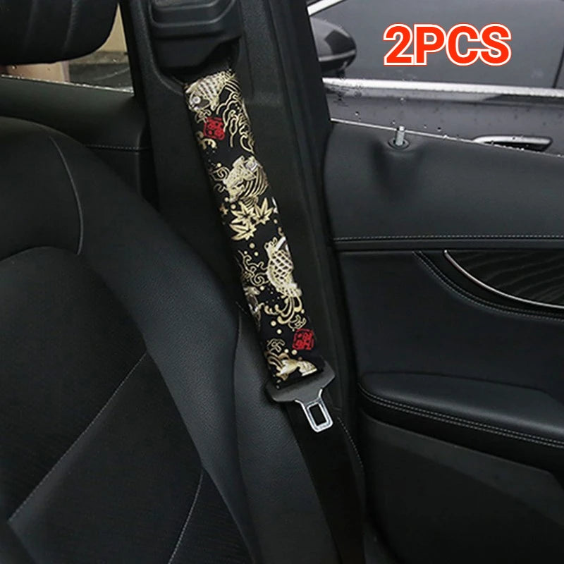 JDM-Style Plush Seat Belt Shoulder Pads – 2-Piece Set