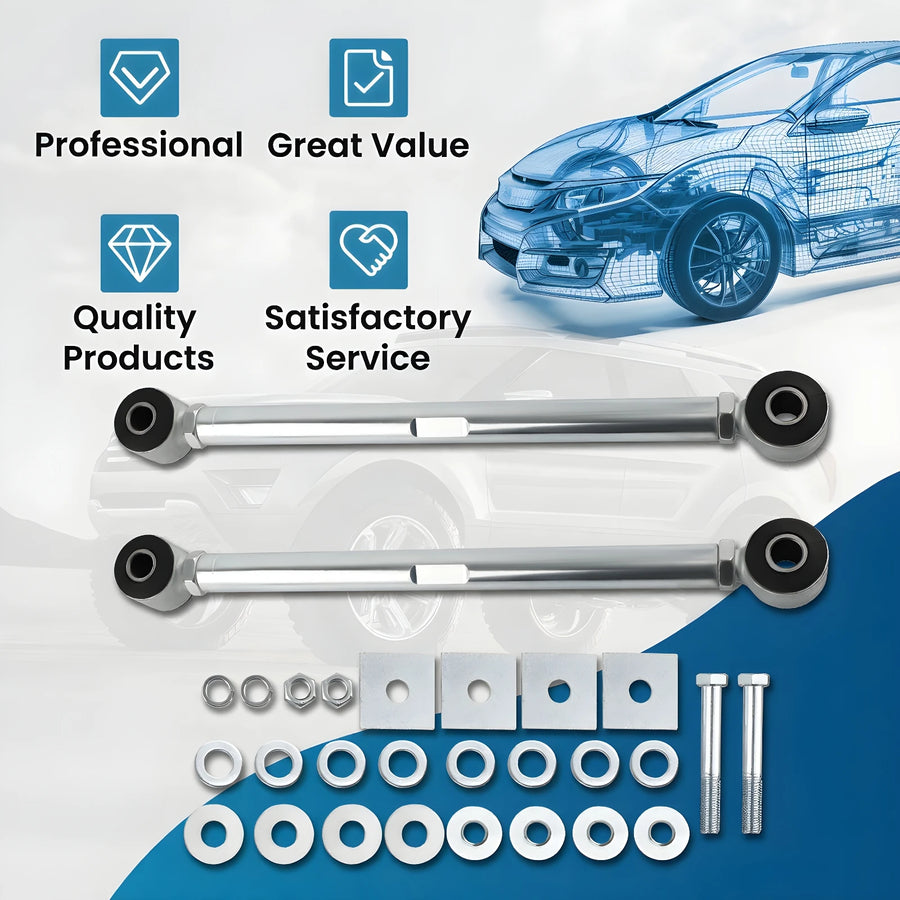 Adjustable Rear Strut Rod Set for 1963–1979 Chevrolet Corvette