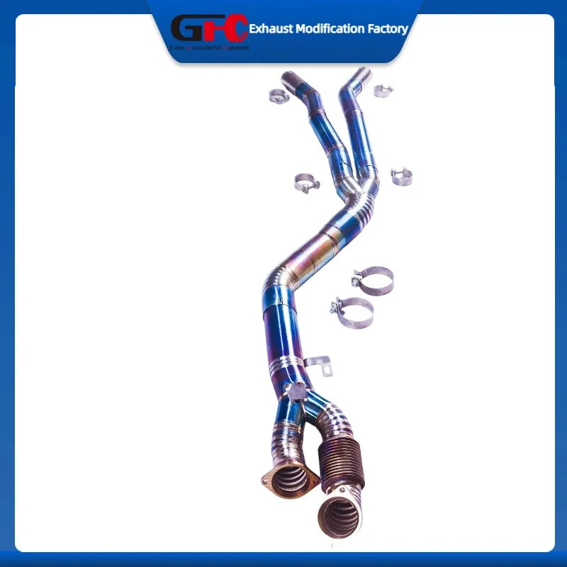 Titanium Front Exhaust Link Pipe for BMW M2 G87 3.0T 2024