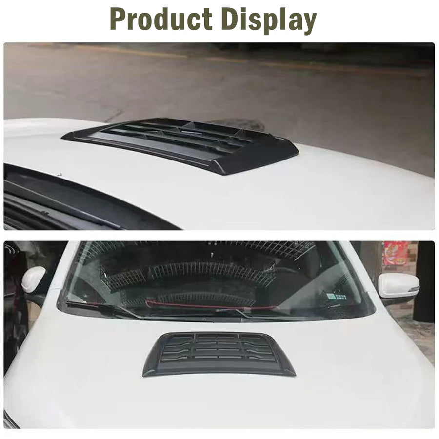 Universal Black Hood Vent Scoop Cover