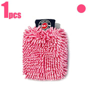 Chenille Microfiber Car Wash Mitts - 2-Pack, 29 x 19 cm