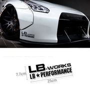 Liberty Walk Style Reflective Car Body Decal