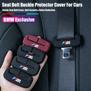 1/2-Piece Silicone Car Seat Belt Buckle Protective Cover Decorative for BMW E90 G80 M3 G30 M5 F82