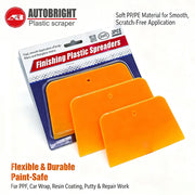 3-Piece Flexible Squeegee Set for PPF & Window Film