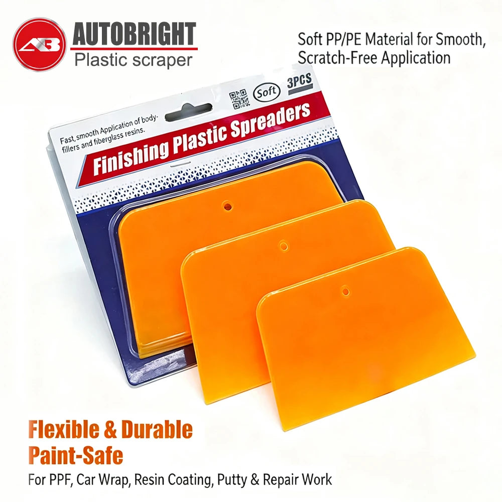 3-Piece Flexible Squeegee Set for PPF & Window Film