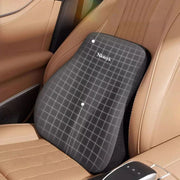 Universal Memory-Foam Car Neck Pillow and Lumbar Support Cushion Set