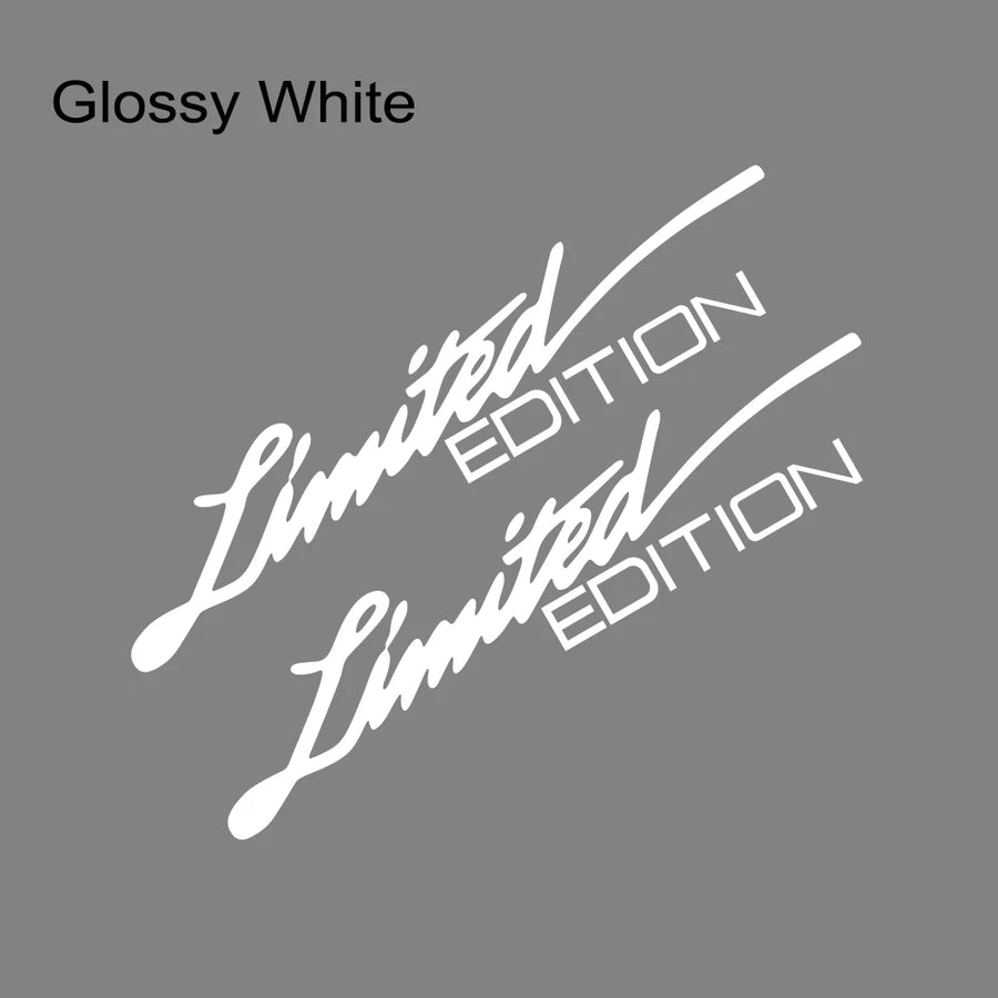 “Limited Edition” Vinyl Decal Pair – Multiple Sizes