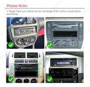 6.86-Inch 1-DIN Wireless CarPlay and Android Auto Car Stereo