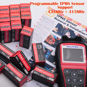 Programmable TPMS Tire Pressure Sensor (433MHz + 315MHz)