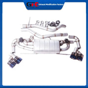 304 Stainless Steel Valved Cat-Back Exhaust System for Audi Q7 2016-2024