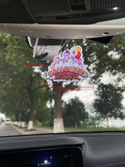 Halloween Horror Ghost Bloody Handprint Balloon Car Hanging Air Freshener