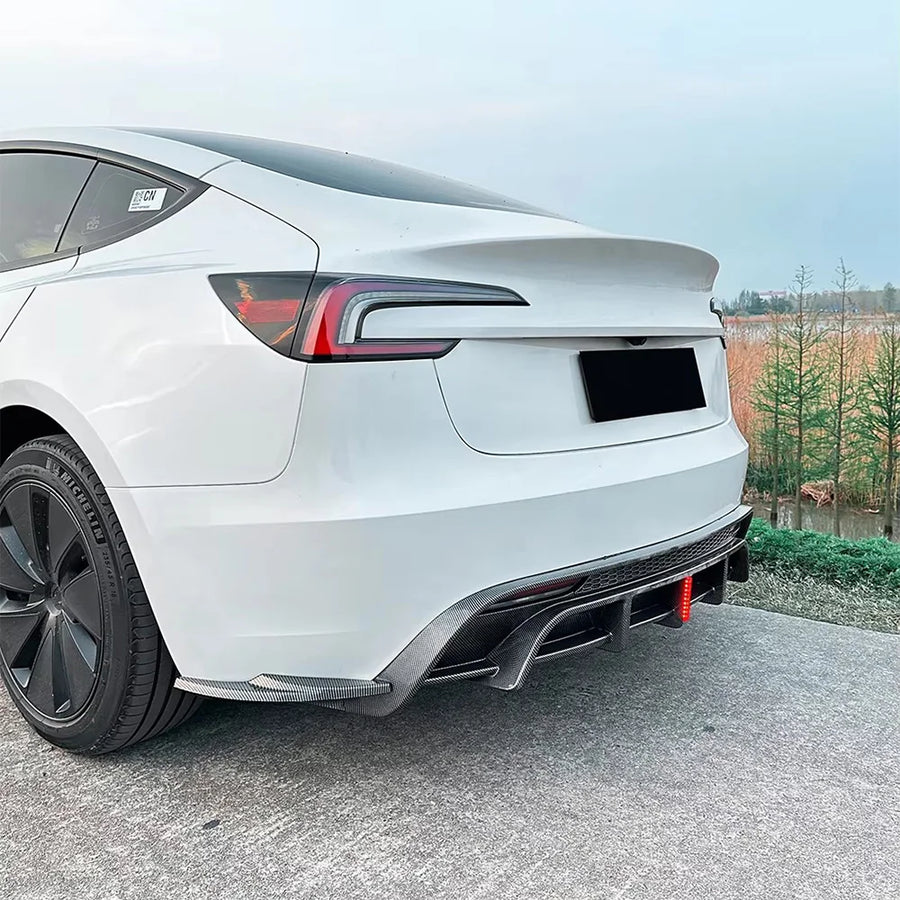 Rear Bumper Diffuser for Tesla Model 3 2024-2025