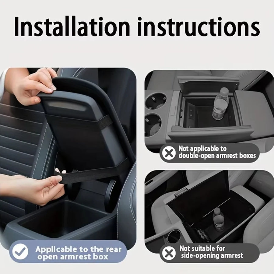 Center Console and Armrest Storage Organizer