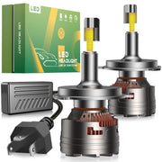 H4/9003/HB2 Headlight Bulb Pair – 150W – 6500K