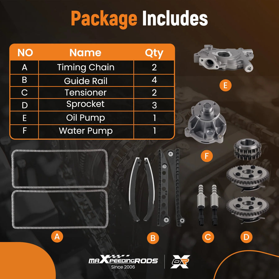 5.4L Timing Chain and Cam Phaser Kit for Ford/Lincoln Trucks