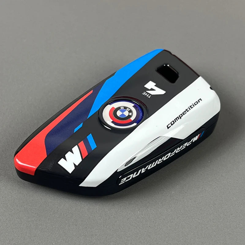 Zinc Alloy and Silicone Car Key Case Cover for BMW