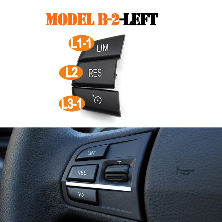 Car Steering Wheel Control Switch Buttons for 1 3 4 5 6 7 X3 X5 Series F20 F30 F34 F36 F10 F11 F07 F12
