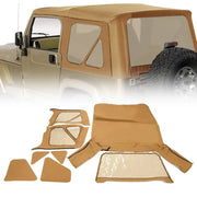 Replacement Soft Top with Tinted Windows for 1997–2006 Jeep Wrangler TJ