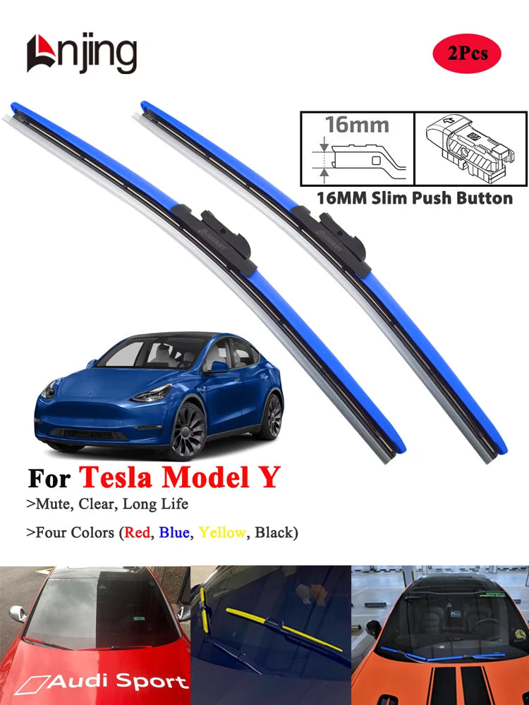 Windshield Wiper Blade Set for Tesla Model Y 2019-Now 2019 and Newer