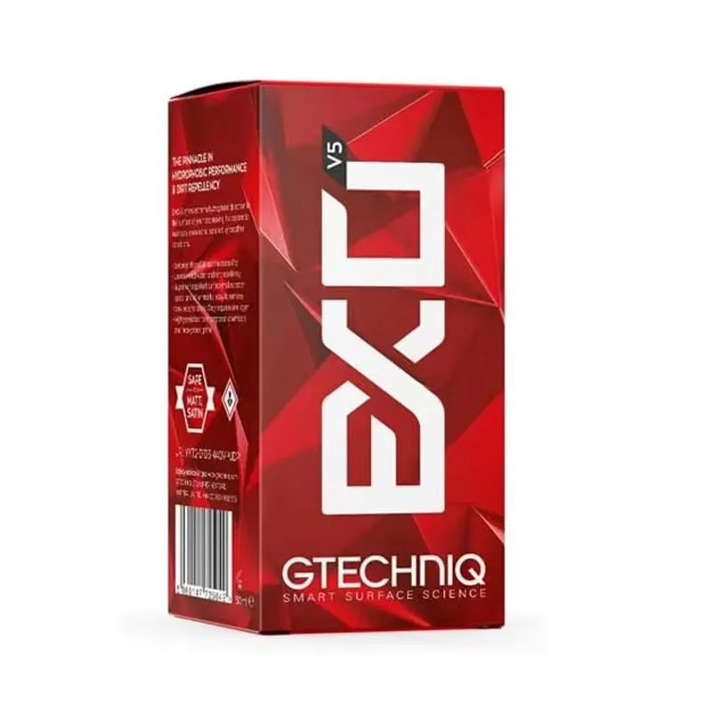 Gtechniq EXO V5 Hydrophobic Paint Coating – 30/50 mL