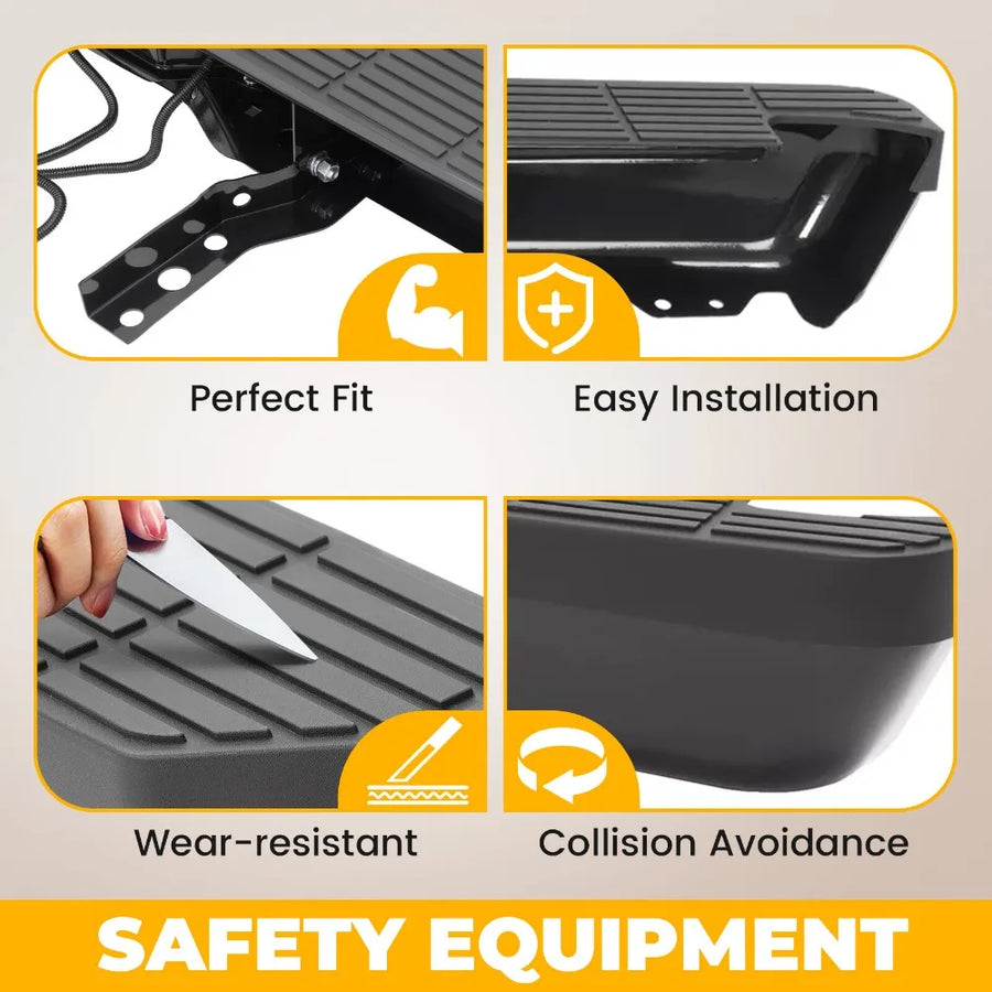 Black Rear Bumper Assembly for 1993–2011 Ford Ranger