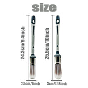 2-Piece Silver Detailing Brush Set with Soft Bristles