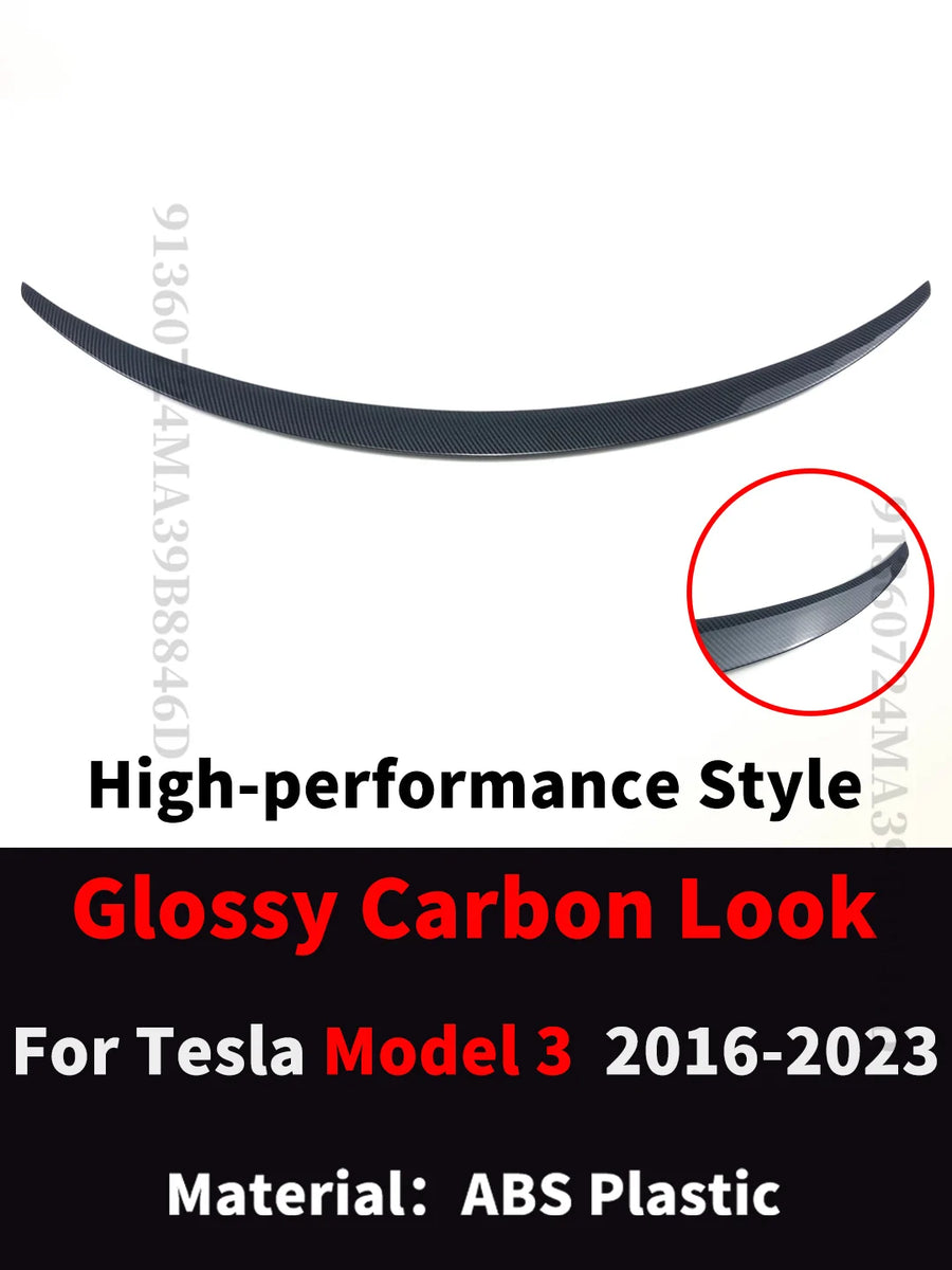 Factory-Style Rear Trunk Spoiler for Tesla Model 3/Y 2016-2023