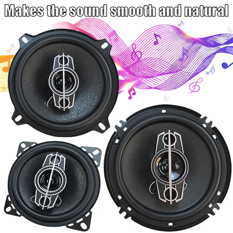 4-, 5- or 6-Inch 4-Way Coaxial Car Speakers