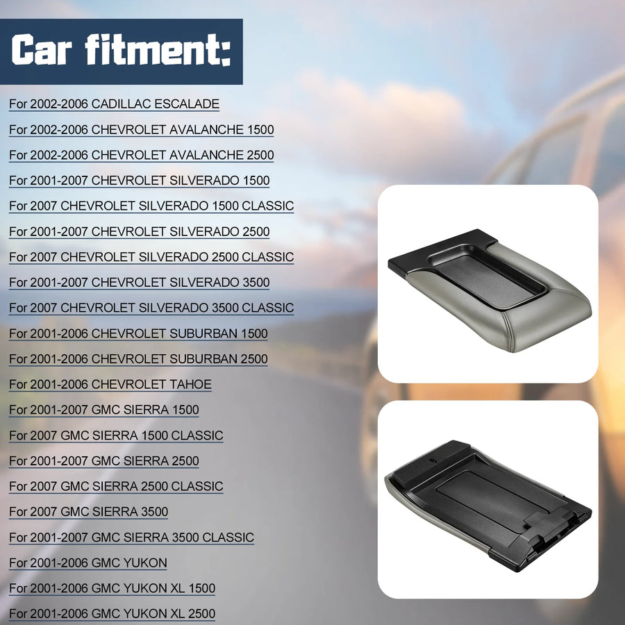 Center Console Lid for Chevrolet/GMC/Cadillac Silverado/Avalanche