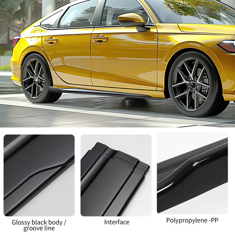 8-Piece 86.6-Inch Side Skirt Kit for Volkswagen Jetta MK6 2011+