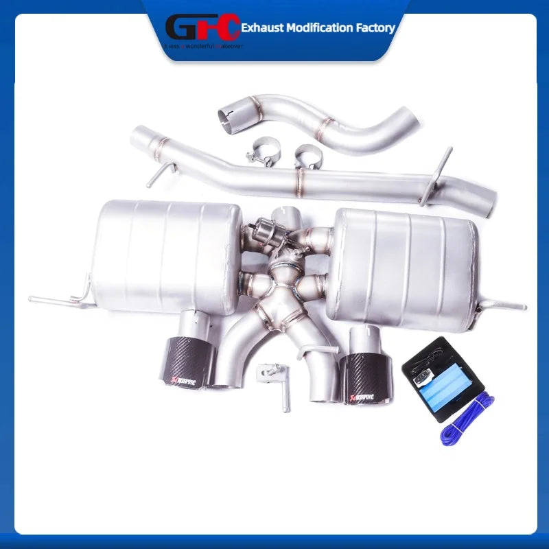 304 Stainless Steel Valved Cat-Back Exhaust System for Volkswagen Golf R MK5/MK6 2012-2013