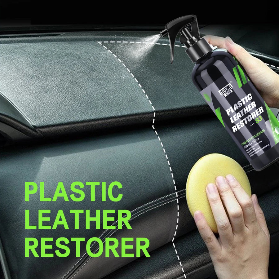 Automotive Plastic and Leather Restorer Spray