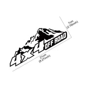 4×4 Off-Road Mountain – 21 × 7 cm
