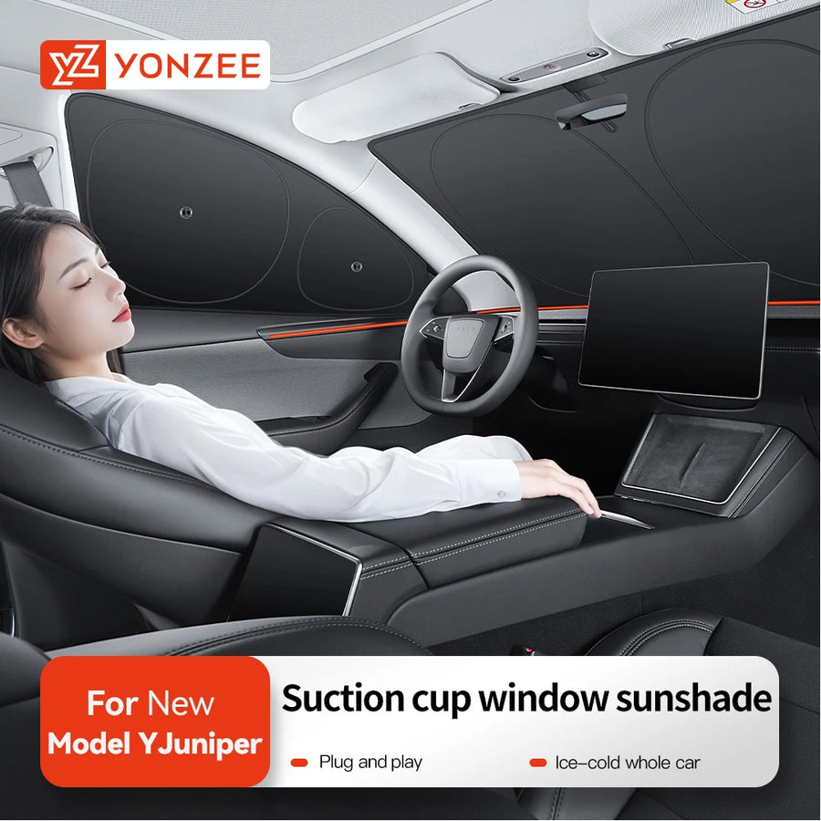 Side Window Sunshade for Tesla Model 3/Y Highland and Juniper 2021-2025
