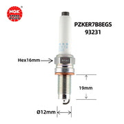 Ngk Platinum Spark Plug PZKER7B8EGS 93231 EA211