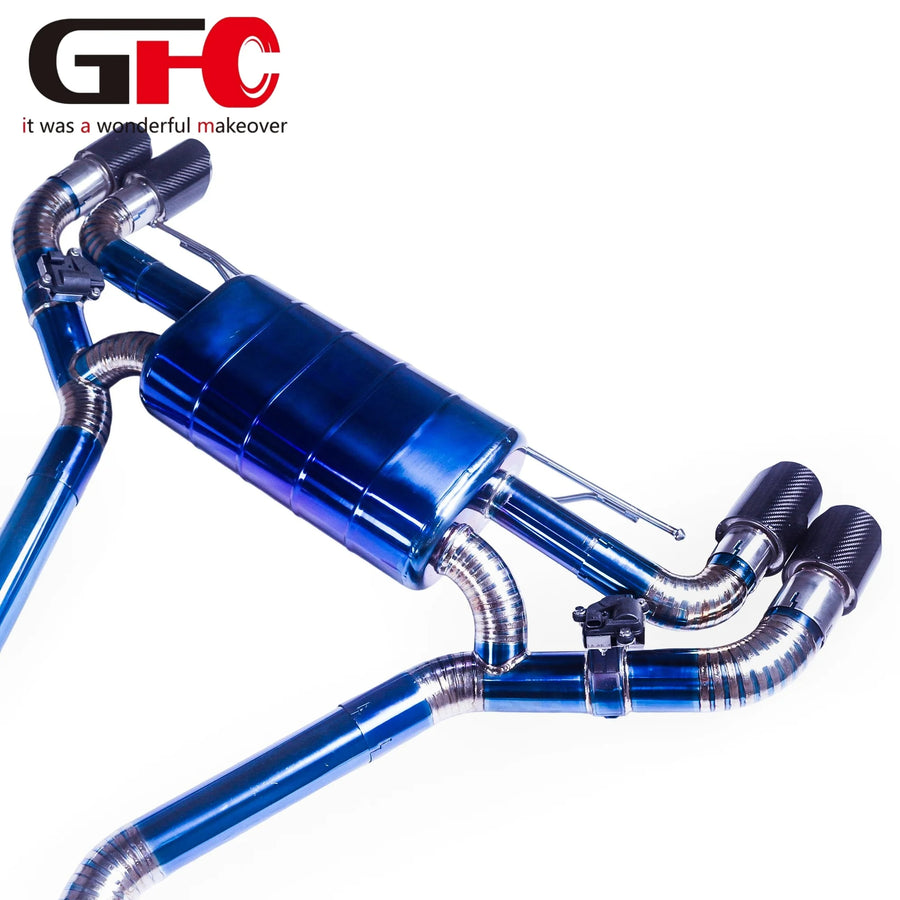 Titanium Alloy Valved Cat-Back Exhaust System for BMW M340i G20 3.0T 2025
