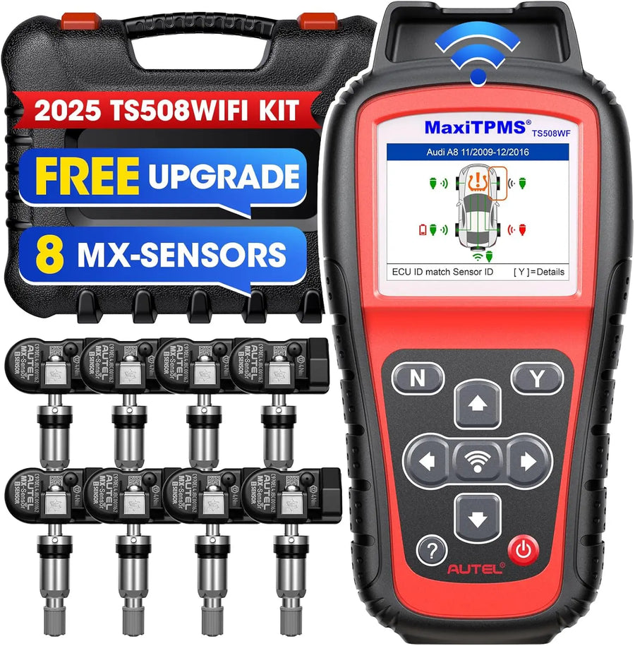 Autel MaxiTPMS TS508WF TPMS Diagnostic, Programming and Relearn Tool