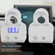 Digital Voltmeter Battery Terminal Connector Kit for 0/4/8/10 AWG Cables