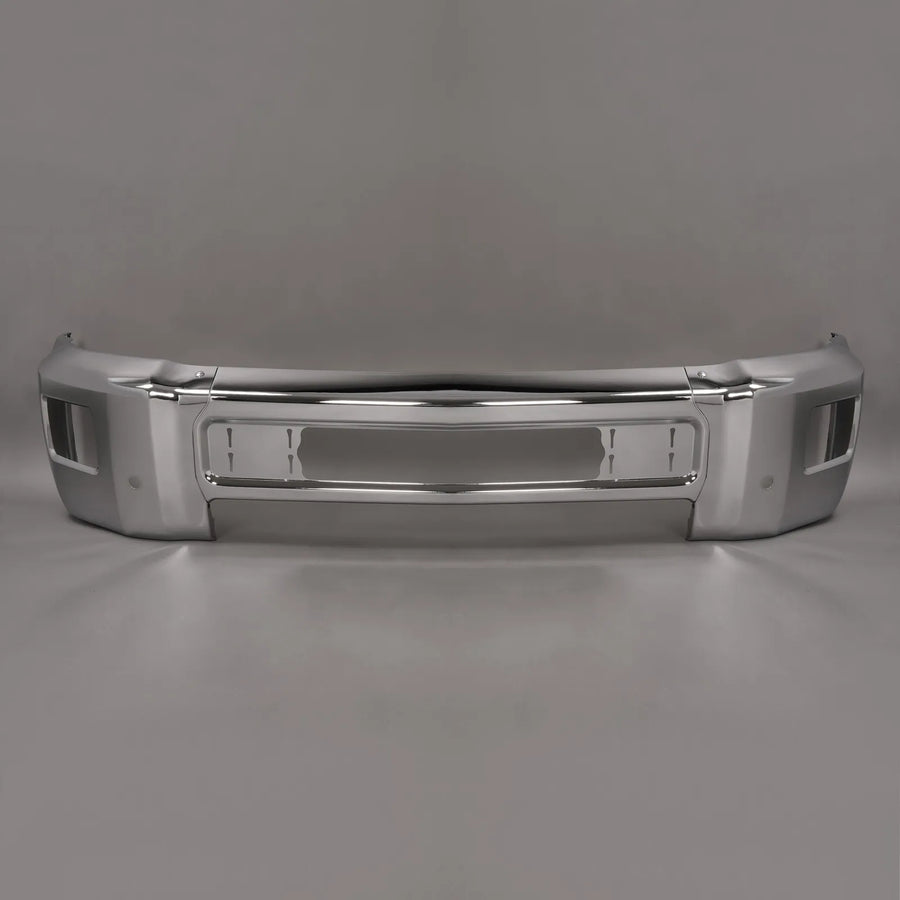 Chrome and Black Front Bumper for Chevrolet Silverado HD 2015-2019