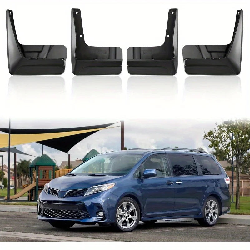 Mud Flap & Splash Guard Set for 2018–2020 Toyota Sienna