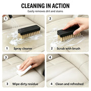 Car Interior Cleaning Brushes, Soft & Stiff Bristle Options