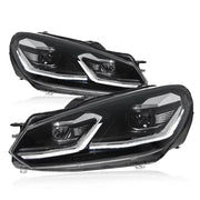 LED Headlight Assembly Set for 2009–2012 Volkswagen Golf