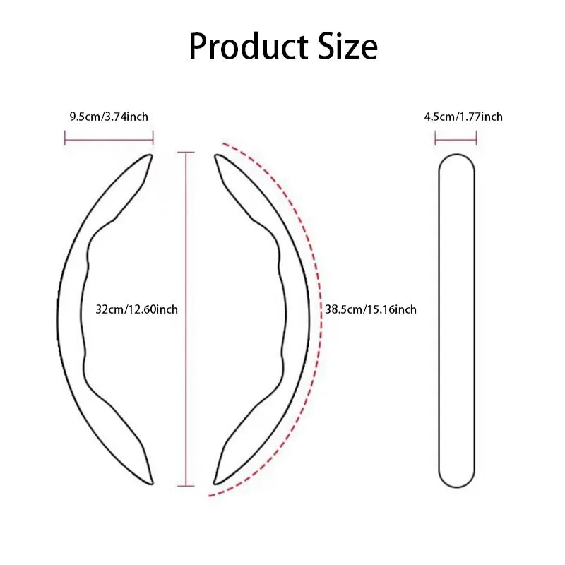 Steering Wheel Cover for Toyota/Honda/Audi/Tesla